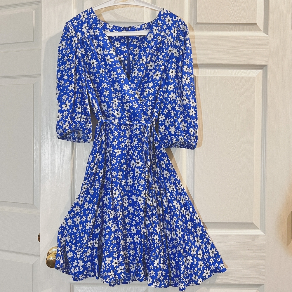 Flower Wrap Dress